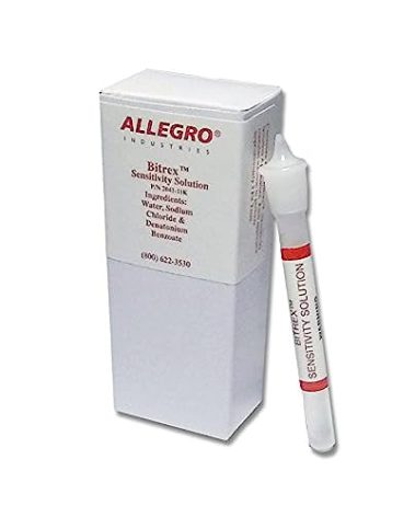 Allegro Industries 2041‐11K Bitter Sensitivity Solution, One Size (Pack of 6)
