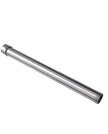 Gotonovo G3/4 Extension Tube Extender Bar - Longer Shower Pipe to Add Height - Outdoor Brushed Nickel 12 Inch
