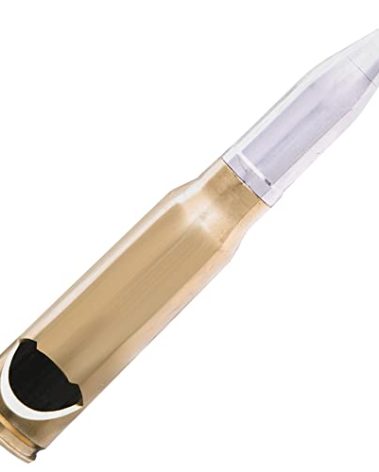 Lucky Shot - Bullet Shape Style Bottle Opener | Bottle Opener For Men | Gift For Him | Bullet Shell Casing Opener | Best Wine Beverages Opener | Cool Design Bottles Opener - 1 Pcs (Brass)
