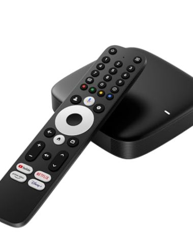 MAG555 Streaming Media Player Google TV™ 2025 | 4K HDR | Voice Remote | Dual-Band Wi-Fi | Chromecast Built-in | HDMI + AV Output