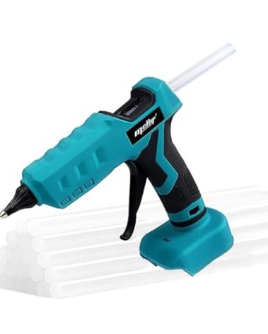 Cordless Hot Glue Gun Compatible with Makita 18V Battery, Mellif Handheld Electric Power Glue Gun Full Size for Arts & Crafts & DIY with 20 0.43" Glue Sticks (Tool Only)