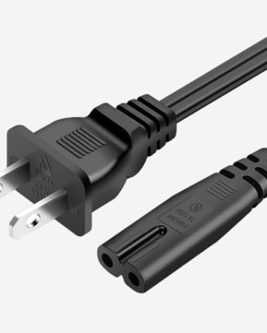 2 Prong Printer Power Cord/Printer Power Cable for Canon PIXMA MG/MP/MX/IP Series Printers and HP, Lexmark,Dell,Brother,Epson Many Different Other Model, Replacement Cable Long 6Ft