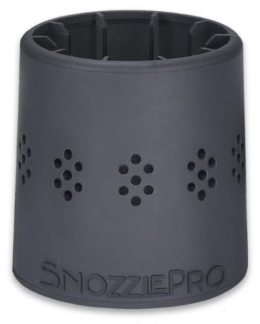 SnozzlePro Universal Hair Dryer Attachment Adapter, Patented Silicone Design Provides a Secure Fit for Concentrator Nozzles and Hair Diffusers - Fits Most Nozzle Diameters 1.5” - 2.25”
