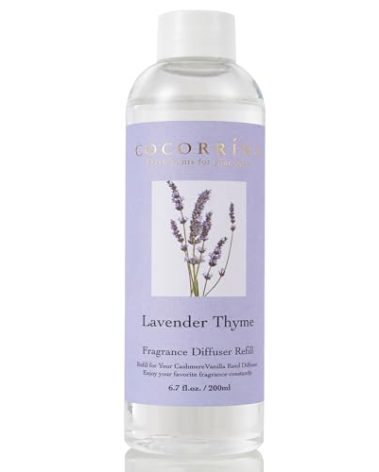 COCORRÍNA Reed Diffuser Refill- Lavender Thyme 6.7 oz. Reed Diffuser Oil Refill Home Fragrance for Bedroom, Bathroom Home Decor