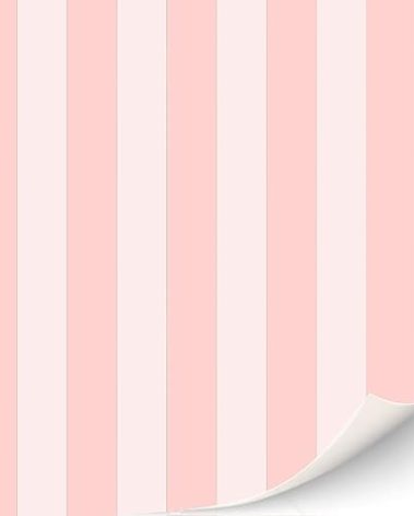 3 Sheets Self-Adhesive Wallpaper for Dollhouses Scale 1:12 Modern Wallpaper Art Deco Wallpaper Artdeco Wallpaper (Pink Stripes)