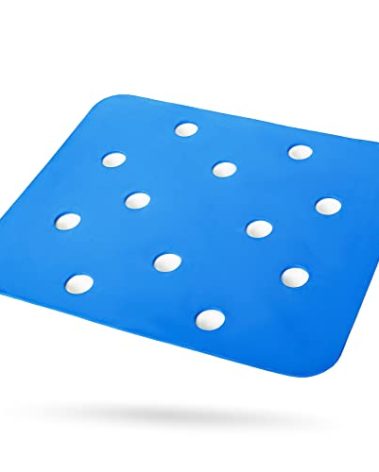 MINIVON Shower Bench Cushion Non Slip Waterproof Soft Foam Pad for Shower Chiar 15 x 12 Inches, Bathroom Cover Shower Seat Padded Bath Chair Seat Mat for Elderly Senior Handicap Disabled Sitting