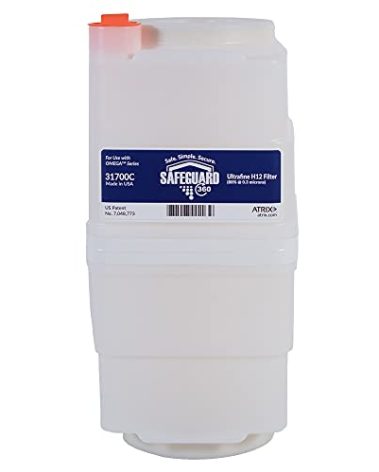 Atrix 31700 Safeguard 360 Toner and Dust Filter Cartridge for Omega Series, 1-Gallon, Opaque