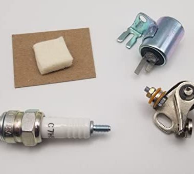Complete Ignition Tune Up Kit Points Condenser Spark Plug Compatible with CT70 ATC70 XR75 XL70 SL70 XL75