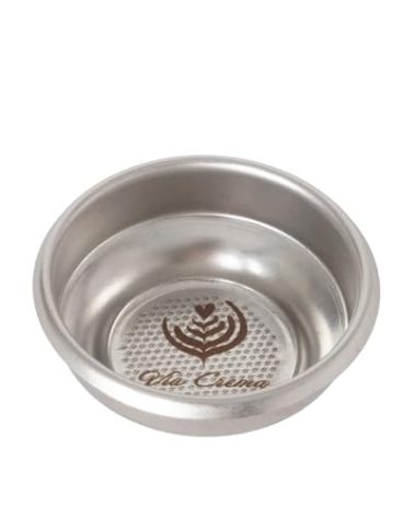 VIA CREMA filter basket compatible with 54mm Breville Sage Espresso machines Express, Bambino, Bambino Plus, Barista Pro Made In ITALY by IMS (23MM 1 CUP)