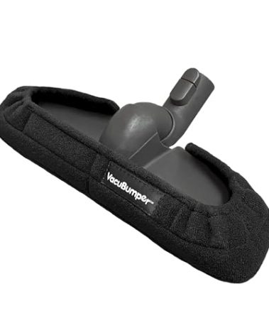 VacuBumper - Bumper Guard for Vacuum Floor Brush - Available in 2 Sizes - Measure Your Floor Brush - Size Small fits Front Width: 11" to 14" (Item #VH42SM)