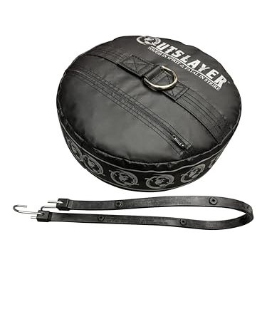 Outslayer Double End Heavy Bag Double End Ball Floor Anchor with Heavy Duty Adjustable Bungee Cord