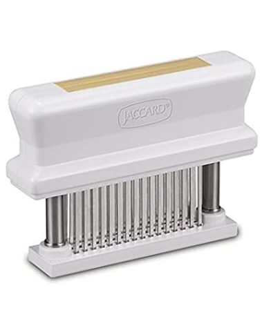 Jaccard 200348T, 48 Blade Durable Meat Tenderizer with Stainless Steel Razor Sharp Needle, Cooking Gadget for Tenderizing Chicken, Beef, Pork, Veal, BBQ, Tan
