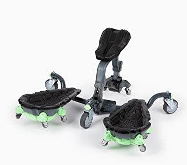 Kneel-It V3 Rolling Knee Pads - Durable Ergonomic Mobile Knee Pads with Seat - 360° Turning Capability, Supports 360 lbs, Compactable, Optimal for any Floor Job