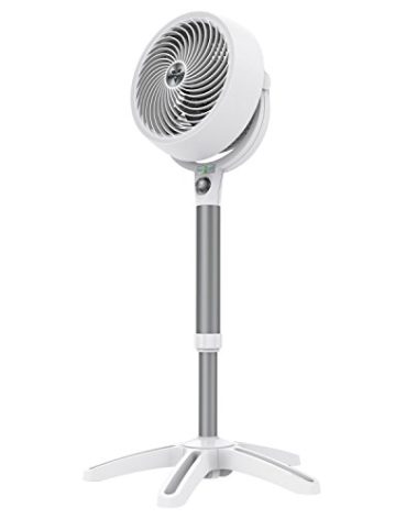 Vornado 683DC Energy Smart Medium Pedestal Air Circulator Fan with Variable Speed Control,White
