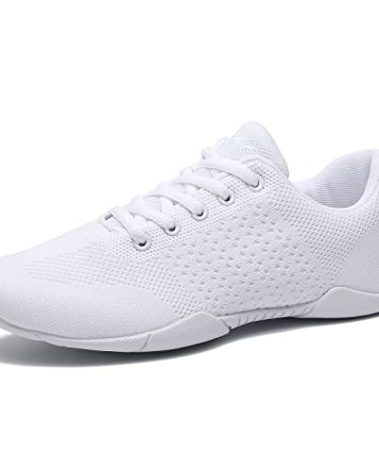 LANDHIKER Cheer Shoes Women White Dance Shoes Girls Youth Cheerleading Fashion Sports Shoes Training Athletic Shoes Flats Women Size
