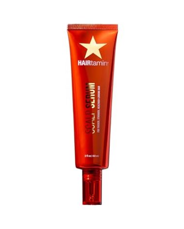 HAIRtamin Scalp Serum Natural Hair Growth Thickening | Made in USA | Helps Increase Hair Thickness and Aids Against Hair Thinning and Hair Fall Out | Moisturizes and Soothes Dry Itchy Scalp