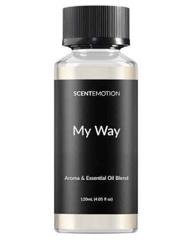 My Way Diffuser Oil Inspired by The 1 Miami Beach Scent, Scent Diffuser Oil with Notes of Cardamom, Leather, Lemon & Iris, Aromatherapy Fragrance, Essential Oil Blend | 120ml, 4.05 fl oz