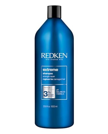 Redken Extreme Shampoo - Strengthen & Repair Damaged Hair, For Damaged Hair, Infused With Proteins