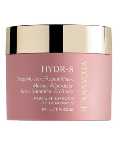 VEGAMOUR HYDR-8 Deep Moisture Repair Mask, Deep Conditioner Hair Mask Formulated Without Sulfates for Dry, Damaged, Frizzy Hair, Floral & Vanilla Scent, 5 fl. oz.