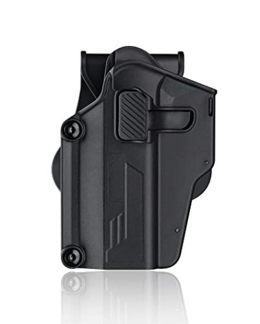 Left Handed Gun Holster Compatible with Glock 19/17/43X/21/45/48, Sig P365 Fuse AXG/P365X Macro/P365XL/P320, Beretta 92FS, S&W M&P 9mm 40 SD9 VE/SD40 VE, Taurus G3/TX22, Springfield Hellcat Pro, 1911