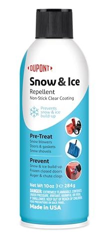 DuPont Snow and Ice Repellant Non-Stick Clear Coating Aerosol Spray, 10 oz