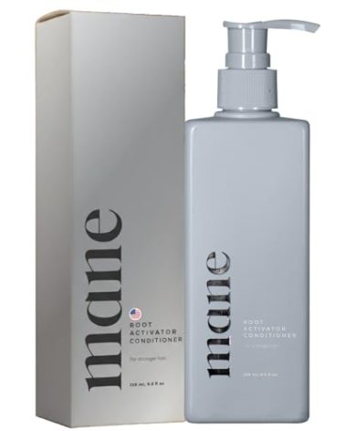 Mane Root Activator & Hair Growth Conditioner for Men (250ml) - Thickening Conditioner for Stronger Follicles, Healthy Roots & Scalp - Volumize, Full & Thicker Hair for Men