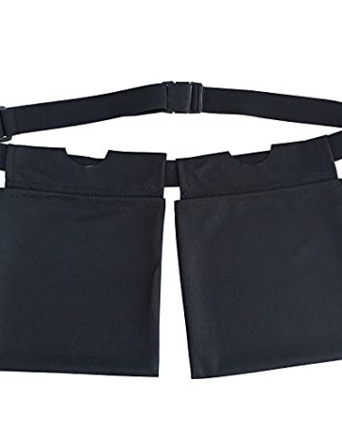 BNRendles Mastectomy Drain Holder Pouches Large Capacity, Movable Drainage Pockets Stretchy for Breast Reconstruction Abdominal Explant Tummy Tuck, Post JP Drains Management, Black