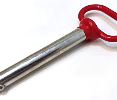 1/2" X 3.7"Red Handle Detent Pin,Head Towing Hitch Pin,Safety Coupler Locking Pin,Detent Pin