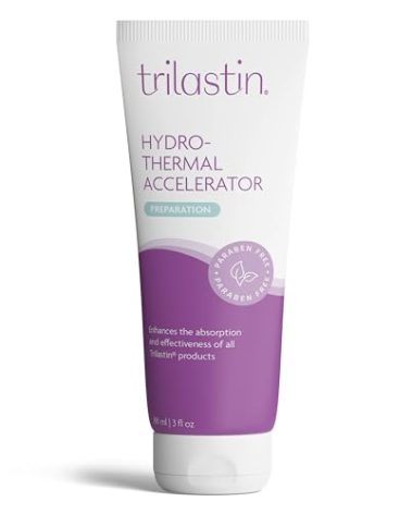 TriLASTIN Hydro-Thermal Accelerator - Moisturizer (3oz / 88ml) | Vitamin-Infused Skin Serum | Pregnancy and Postpartum Skin Care for Stretch Mark Prevention | Hypoallergenic and Paraben-Free Formula