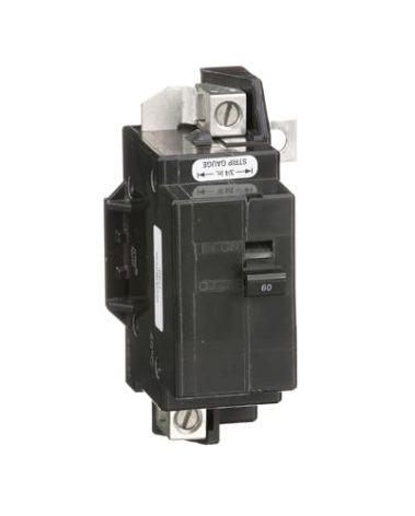 SCHNEIDER ELECTRIC QOM60VH Miniature Circuit Breaker 240V 60-Amp Rack PC 2U Universal HDD AC 3 Slots
