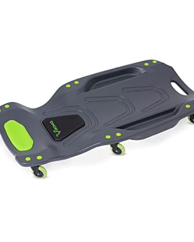 AFF Viking Mechanic's Creeper - Low Profile Ergonomic Design with Padded Headrest - Heavy Duty