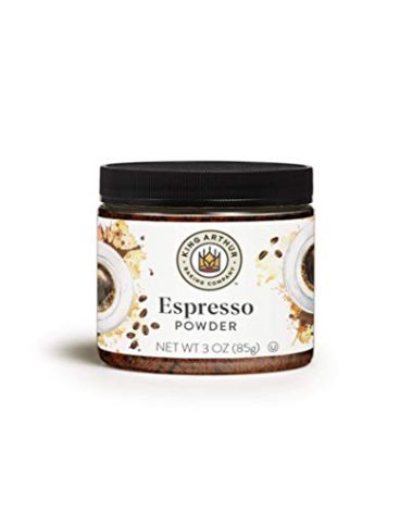King Arthur Espresso Powder: Premium Baking Extract for Rich Chocolate Flavoring, 3 oz Reusable Jar, Kosher Certified - Enhance Your Desserts with Instant Coffee Intensity
