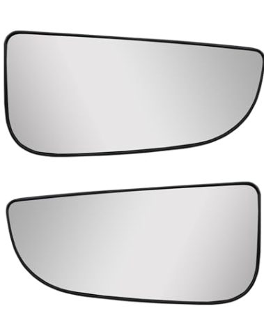 Dodge Ram 1500-5500 Towing Mirrors - Left Driver Side Convex Lower Mirror Glass Replacement - Rear Holder - 2009-2020 - 68067731AA