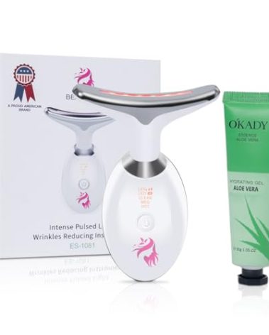 Red Light Therapy for Face, Facial Massager, Skin Tightening & Anti-Aging Face Lift Device, True Beauty Glow Facial Massager, 7-in-1 LED Facial Sculptor