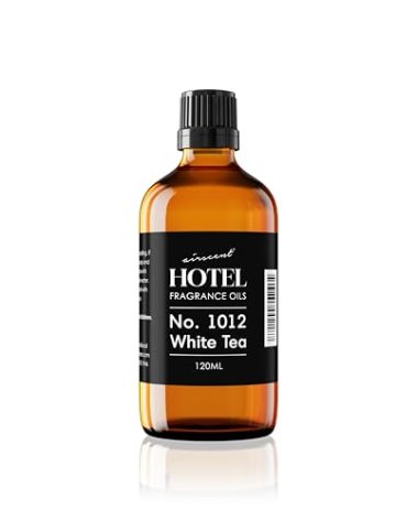 AirScent Hotel Diffuser Oil No. 1012 Inspired by The White Tea Hotel Scent - Premium Fragrance Oil for Ultrasonic and Waterless Diffusers and Crafting - 120 mL, 4 fl oz Bottle