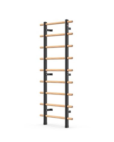 DHT Swedish Ladder, Wall Bars, Stall Bar Suspension Trainer with 9 Strategic Rods, for Fitness Home, Gym, School, Clinics and Gymnastics