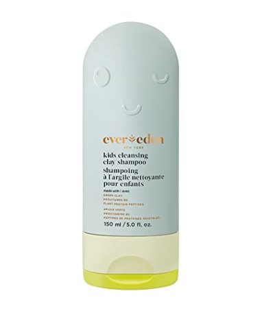 Evereden After Swim & Sports Kids Shampoo: With Cleansing Clay | Detoxifies Hair & Scalp from Chlorine, Dirt, and Sweat | Clean & Vegan Kid Shampoo for Daily Use and Any Hair Type