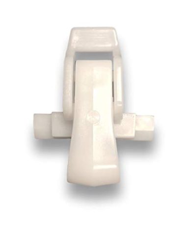 LCW Latches 25-Pack White Plastic Clips for Vaporproof / Vaportight Covers TMW, TW, 4ARS, 4ARD, SLP, VTD, and Many Others