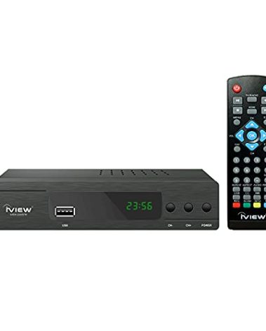 iView 3300STB ATSC Converter Box with Recording, Media Player, Built-in Digital Clock, Analog to Digital, QAM Tuner, HDMI, USB 3300STBA (New firmware)