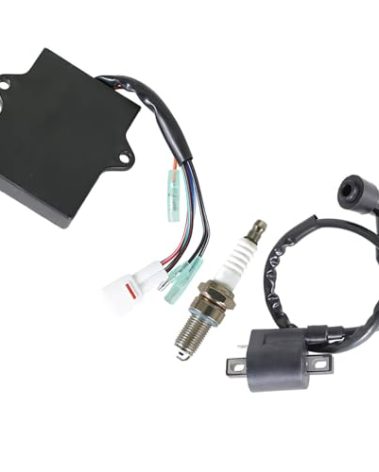 WFLNHB Ignition Coil CDI and Spark Plug Replacement for Yamaha Raptor 80 YFM80 2002-2008 Replacement for Yamaha Badger 80 1995-2001