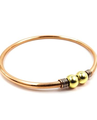 SHINDE EXPORTS adjustable pure copper leg anklet bracelet kada for men and women indian jewelry (40gms 5mm rod)