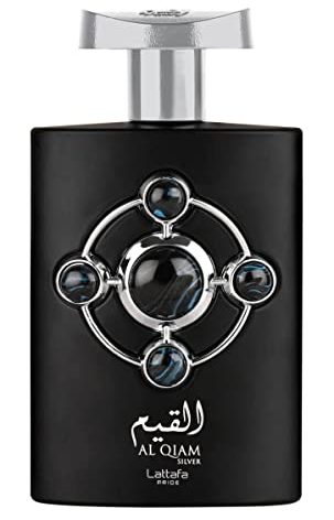 Lattafa Perfumes Al Qiam Silver for Unisex Eau de Parfum Spray, 3.4 Ounce