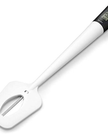 Lightbeam Digital Candy Thermometer, Instant Read Kitchen Cooking & Spatula Thermometer Temperature Reader & Stirrer in One BPA Free Food Grade Material