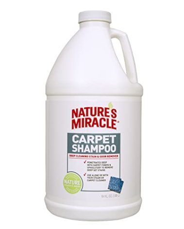 Nature’s Miracle Carpet Shampoo, Deep-Cleaning Pet Stain And Odor Remover, 64 Ounces