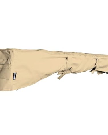 ADVANING All-Weather Protective Cover for 12' Wide Retractable Awnings, Heavy-Duty Weather Proof Polyester Fabric, Color: Beige,AC1200-P861T