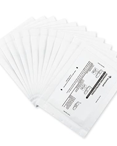 Bonsaii Paper Shredder Lubricant Sheets,12-Pack (8.4 x 5.9 inch/Piece)