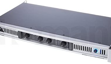 Behringer EUROPOWER EPQ304 Professional 300 Watt Light Weight 4 Channel Power Amplifier with ATR (Accelerated Transient Response) Technology