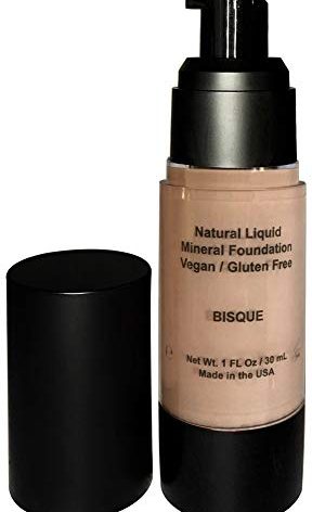 Mom's Secret 100% Natural Foundation, Organic, Vegan, Aloe Based, Natural Sun Protection, Gluten Free, Cruelty Free, Made in the USA, 1FL Oz. (Bisque)