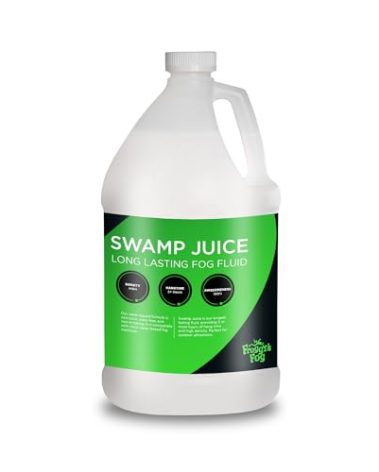 Froggy's Fog Swamp Juice - Half Gallon, Ridiculously Long-Lasting Fog Fluid with 2-3 Hour Hang Time for Professional and Home Haunters, Theatrical Effects, and DJs