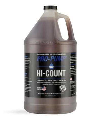 PRO-PUMP HI-COUNT Professional Grade Septic Tank Maintenance Liquid, 1 Gallon